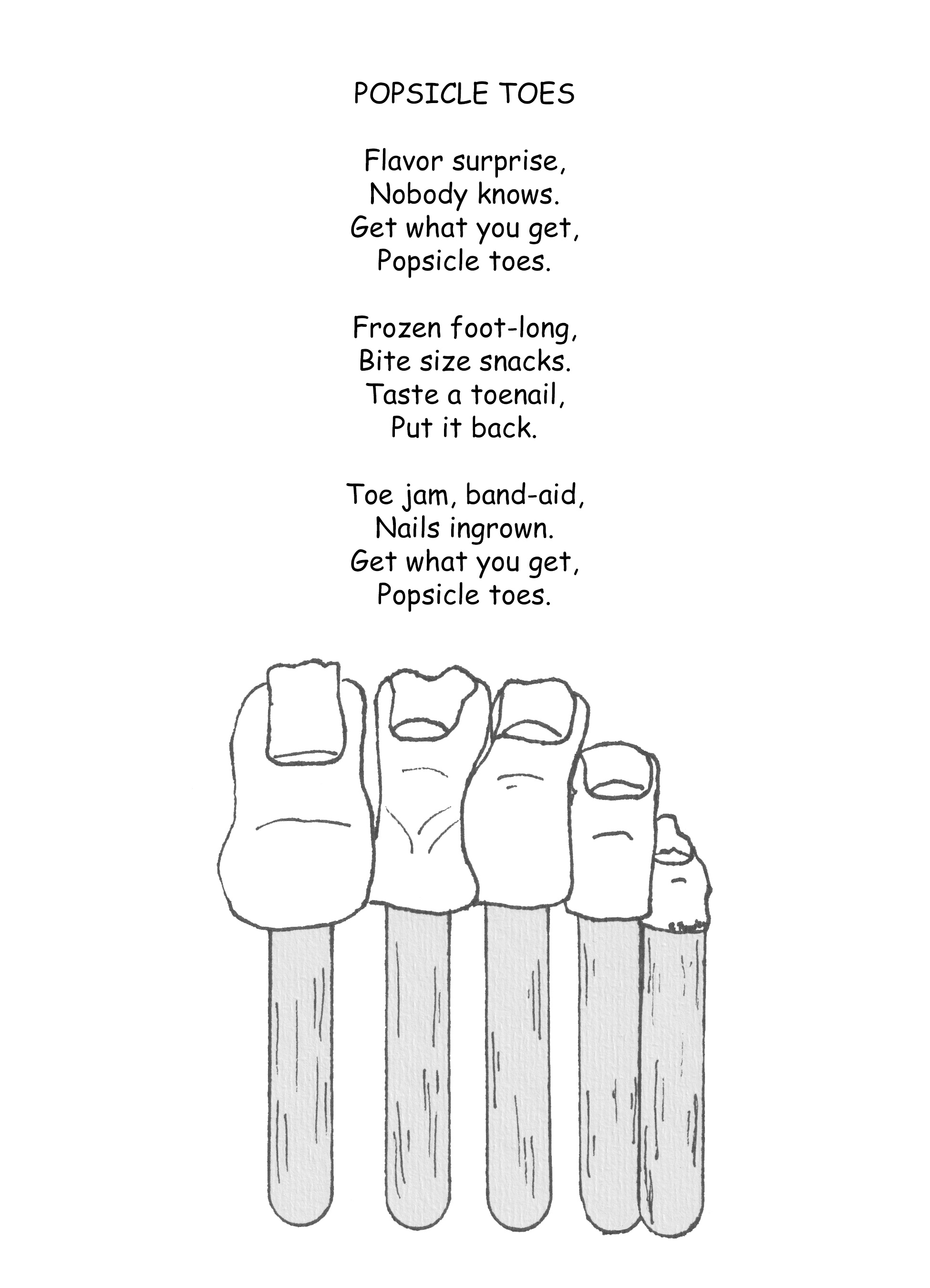 Popsicle Toes – Wild Like the Flowers, image size:1950x2700
